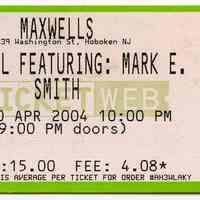          3: The Fall Featuring: Mark E. Smith, Saturday, April 10, 2004
   