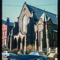          Color slide of eye-level view of the façade at 820 Hudson Street between 8th & 9th formerly St. Paul Episcopal Church picture number 1
   