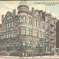 Postcard: Columbia Club, Hoboken, NJ, Hoboken, NJ