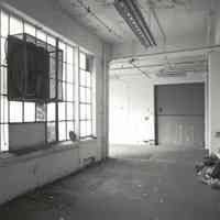 Digital image of B+W photo of former Maxwell House Coffee plant interior, Can Factory, 3rd Floor, Hoboken, 2003.