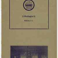 Brochure: The Club. The Railroad Y.M.C.A., 53 Washington St., Hoboken, N.J. N.d., ca. 1906-1910.