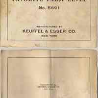          booklet cover and inside front cover with 1920 copyright
   