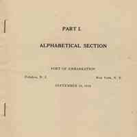          pg [1] section title: Part I. Alphabetical Section
   