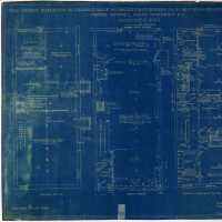          Blueprint design for conversion (interior) of 740 Washington St. to store & six apartments, Hoboken, March 1939. picture number 3
   