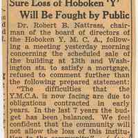          2: Sure Loss of Hoboken 'Y' Will Be Fought by Public; June 19, 1941
   
