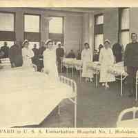 Postcard: USA Embarkation Hospital, Hoboken, NJ