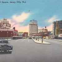 Postcard: Journal Square, Jersey City, NJ
