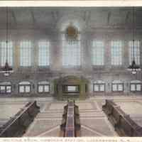 Postcard: Railroad, Hoboken, NJ