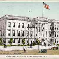 Postcard: Municipal Building, West New York, NJ