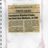          Press Notes and Memos; Jersey Journal obituary Oct. 23, 1998
   