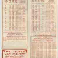          1, inside schedule: Glen Ridge, Ridgewood Ave., Newark and New York
   