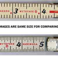          Detail of each side in same size for comparison
   