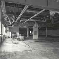 Digital image of B+W photo of former Maxwell House Coffee plant interior, Offices & Laboratory, 3rd floor, Hoboken, 2003.