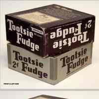          Box & original contents: Tootsie Fudge, Chocolate, 80 count. Made by Sweets Co. of America, Hoboken, n.d., ca. 1953-1960. picture number 2
   