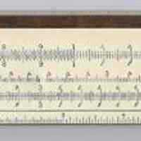 Slide rule, Polyphase Mannheim, 68 1608 (formerly 4053-5), 20", made by Keuffel & Esser Co., N.Y., n.d., ca. 1962-1967.