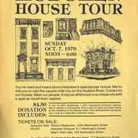 Poster for Hoboken House Tour, Sunday, October 7, 1979.