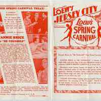 Programs, 4, from Jersey City theaters, 1924-1930. Varying formats.