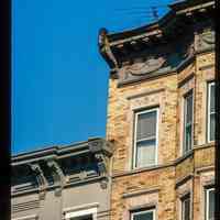          Color slide of detail view of cornices, brackets and bay windows at 815 and 817 Washington between 8th and 9th picture number 1
   