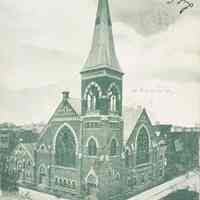 Postcard: North Baptist Church, Jersey City, NJ