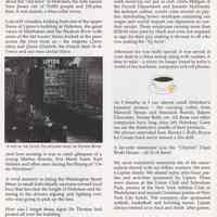          Vol IX, Summer 2001, pg 8: Memories of Hoboken Days
   