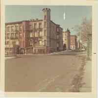          Image: color photo of the corner of River St. at Fourth St., Hoboken. no date, ca. l970. picture number 2
   