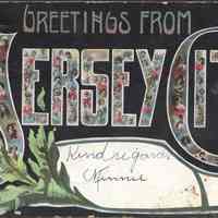 Postcard: Greetings, Jersey City, NJ