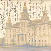 Postcard: City Hall, Jersey City, NJ