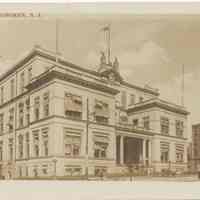 Postcard: City Hall, Hoboken, no date, after 1911.