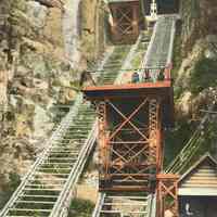 Postcard: Wagon Elevator, Weehawken, NJ,