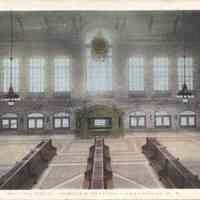 Postcard: Railroad, Hoboken, NJ