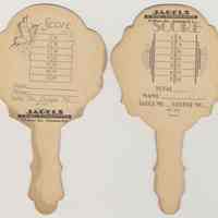          back; card 1: butterfly, no 523; card 2: senorita, no. 522
   