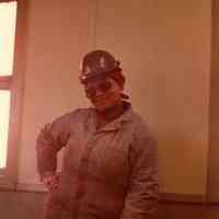 Digital scan of color photo of Bethlehem Steel Hoboken Shipyard, Hoboken, no date, circa 1970-1980.