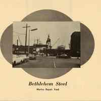          Pg 24 Bethlehem Steel, Shipyard (view east on 14th St to Hudson St.)
   