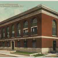 Postcard: Carnegie Laboratory of Engineering (Stevens Institute), Hoboken, N.J. Postmarked Aug. 25, 1910.