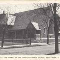 Postcard: Grove Reformed Church, Weehawken, NJ