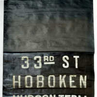          Hudson & Manhattan Railroad destination roll sign. No date, circa 1940-1970. Hudson & Manhattan Railroad destination roll sign. N.d., ca. 1940-1970. picture number 7
   