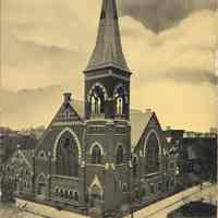 Postcard: North Baptist Church, Jersey City, NJ