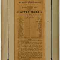 Sign, lobby, for "After Dark" production at Rialto Theatre, 118 Hudson St., Hoboken, Jan. 1929.