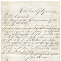          Document: Petition from John Manion for appointment as sluice gate keeper to City of Hoboken, May 8, 1883. picture number 5
   