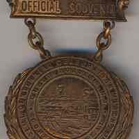 Commemorative medal: Official Souvenir. Semi-Centennial Celebration, City of Hoboken, March 28th [1905].