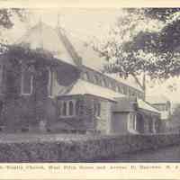 Postcard: Trinity Church, Bayonne, NJ