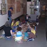 Digital images, 21, of class of young children visiting exhibition, Hoboken, The First Seventy-Five Years: 1855-1930, HHM, Hoboken, May 12, 2005.