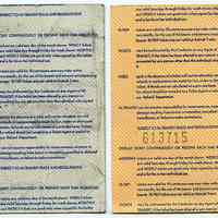          typical backs; March no serial number; June serial number
   