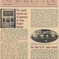 Two scrapbook/diaries of Clara Feilner Godson of Hoboken.