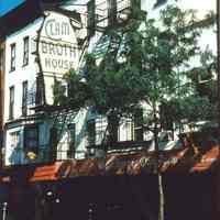 Color photo of the Clam Broth House, Hoboken, 38 Newark Street, no date, ca. 1975.