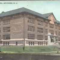 Postcard: High School, Bayonne, NJ