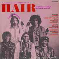 Record: Hair. NYSF. By Gerome Ragni & James Rado. Music by Galt MacDermot. RCA Records, New York, (1970.)