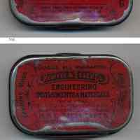 Printed metal box: Keuffel & Esser Co. Stake Tacks., 100, 3/4 in.,