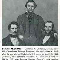 Reference image: First Mayor of Hoboken, Cornelius V. Clickener, Hoboken, April 10,1855.