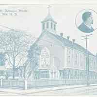 Postcard: Ev. Luth. St. Johannes Kirche, Union Hill, NJ